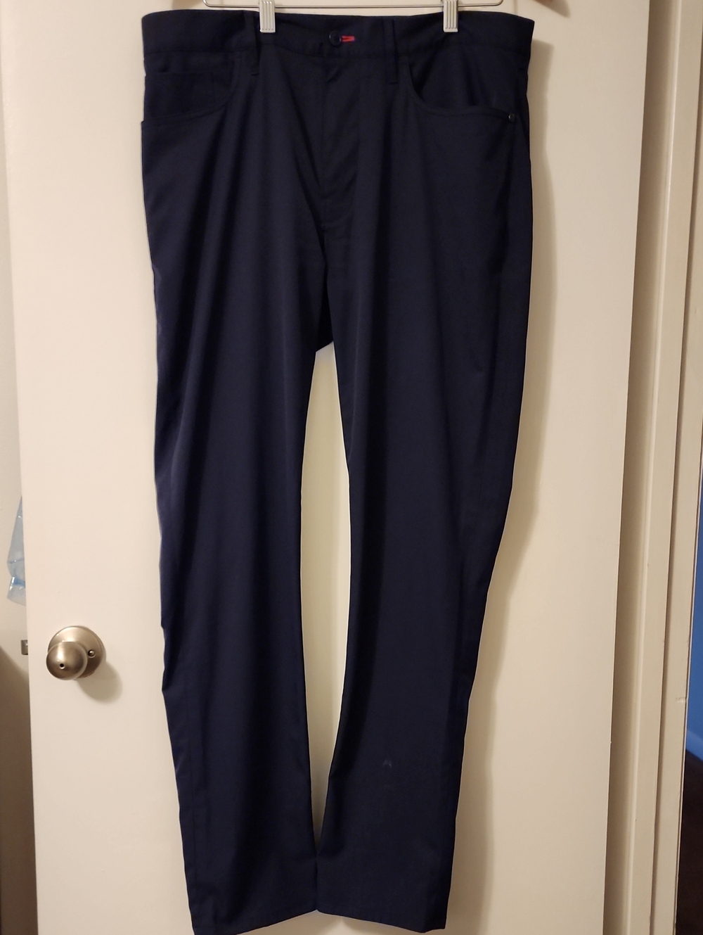 RLX Ralph Lauren Men's Tailored Fit Solid Golf Pants Blue Navy 34x32